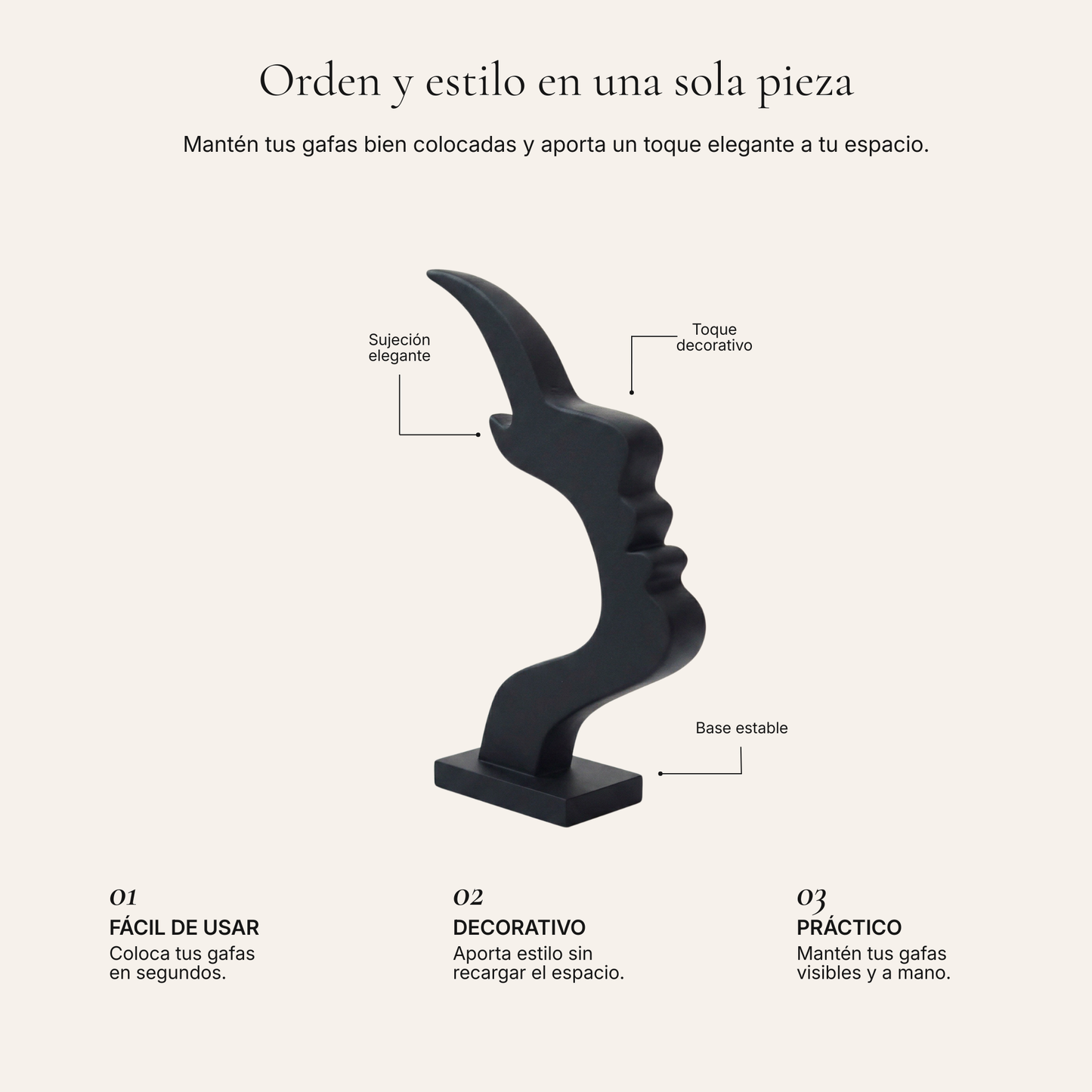Soporte para Gafas Minimalista